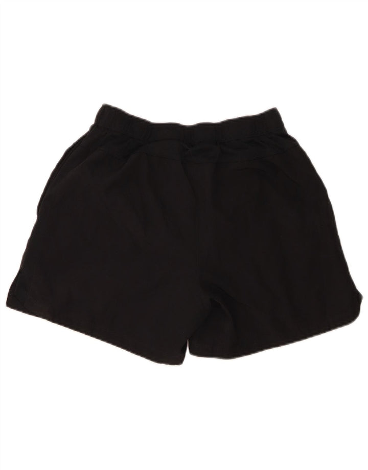 Pantaloni scurți sport Nike Dri Fit pentru femei, poliester mediu negru