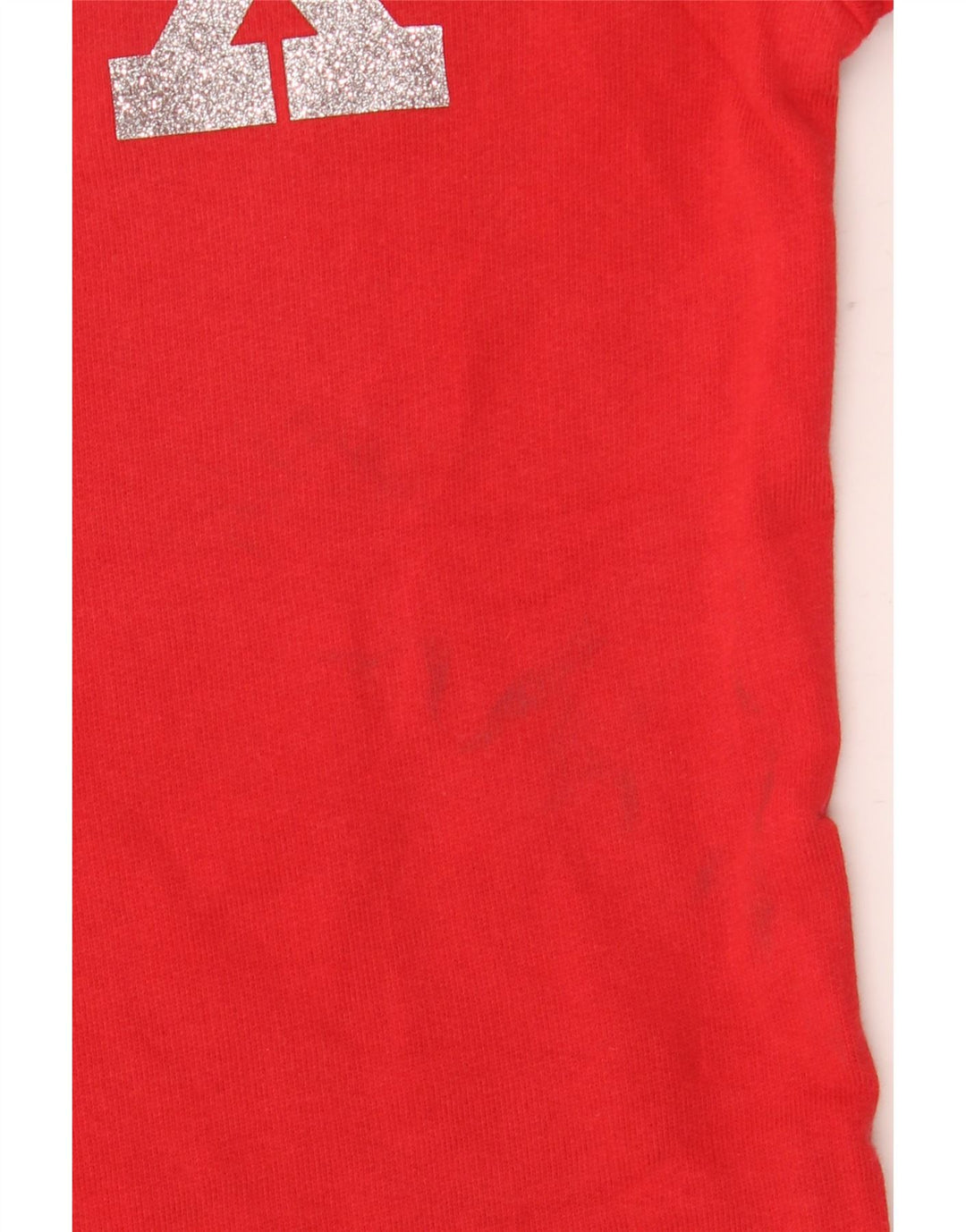 Pulover supradimensionat cu grafic Pyrex pentru femei UK 10 Bumbac roșu mic