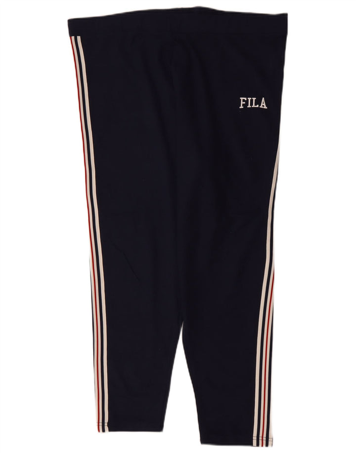 Leggings pentru femei Fila UK 24 4XL Bleumarin