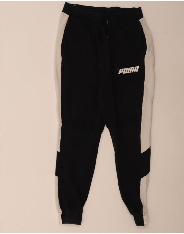Pantaloni de trening Puma pentru bărbați Joggeri mari, negri, color block