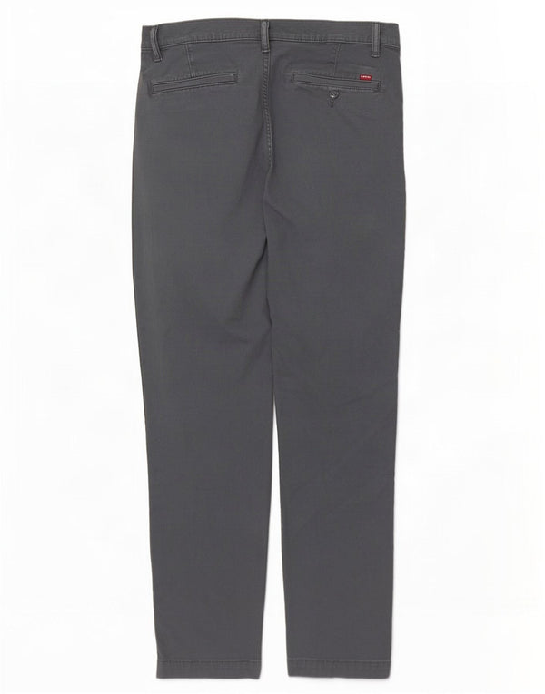 Levi's Mens Standard Tapered Chino Trousers W34 L34 Grey Cotton