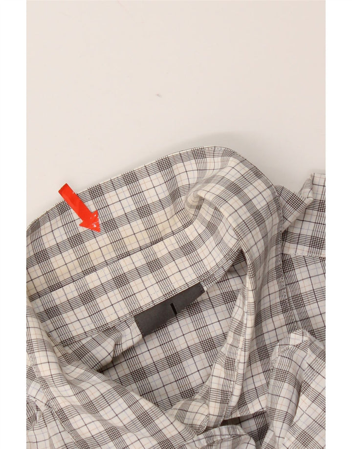 Cămașă Slim Fit Calvin Klein pentru bărbați, cu carouri mari, gri