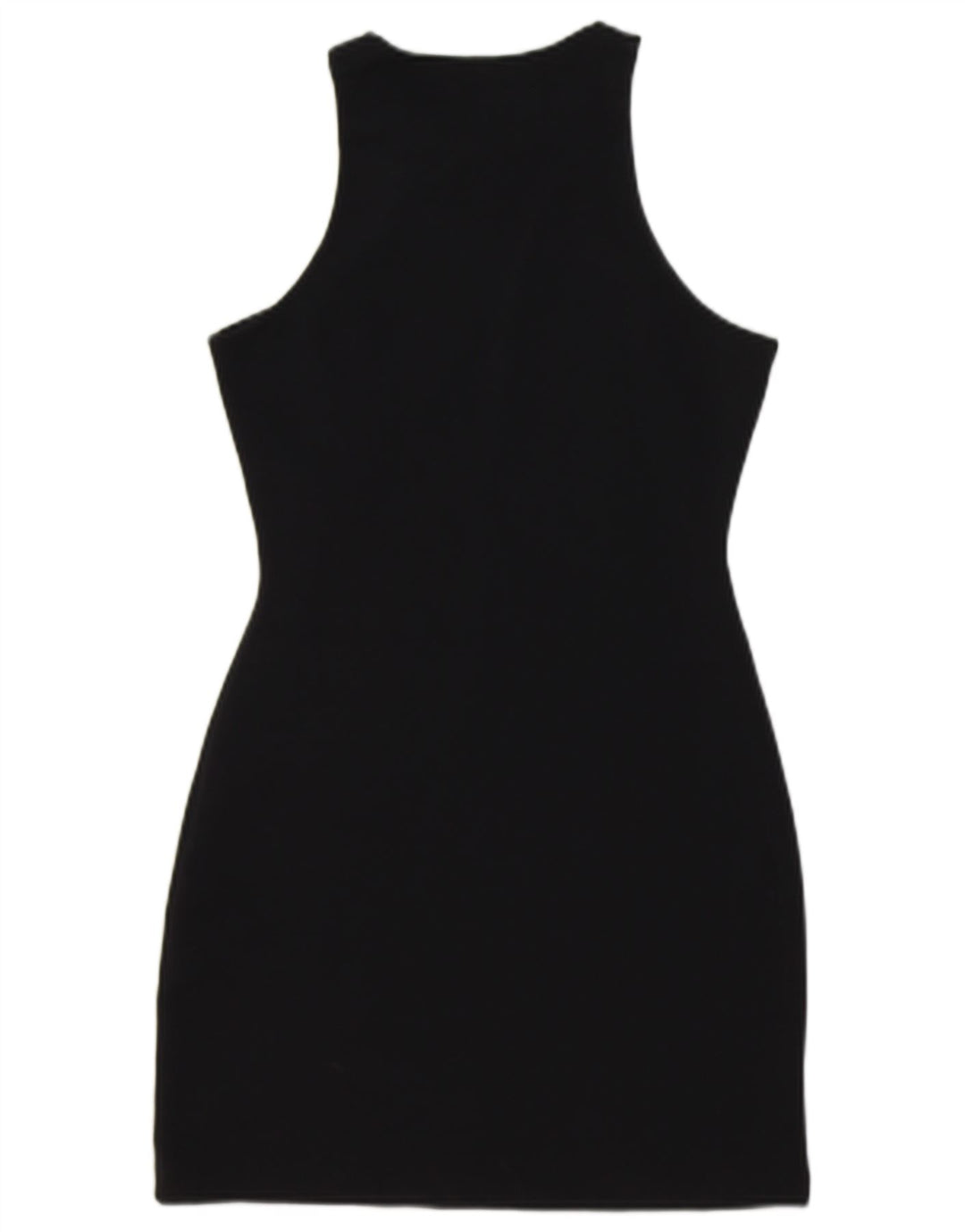 ZARA Womens Sleeveless Bodycon Dress UK 10 Small Black Polyester