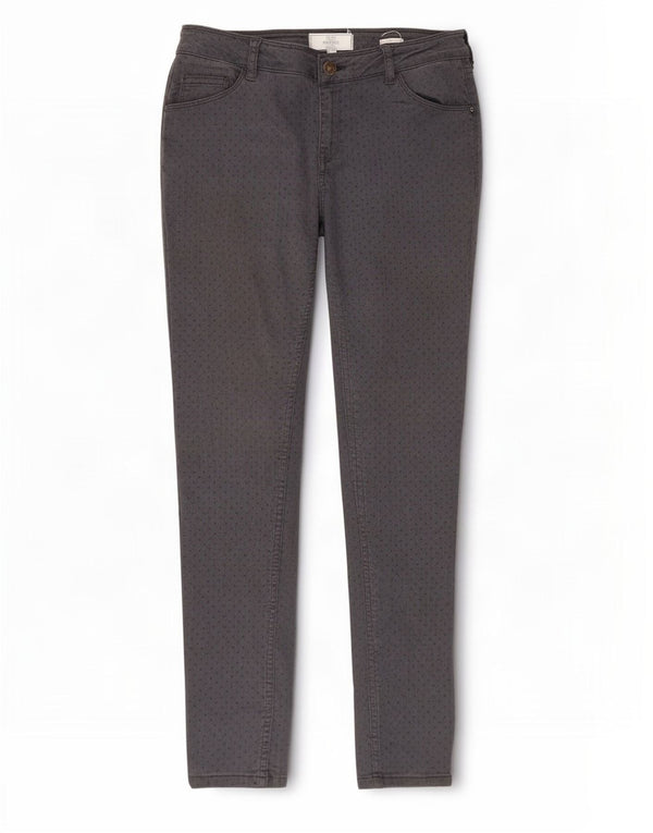 Fat Face blugi jegging pentru femei UK 12 Medium W32 L28 bumbac cu pete gri