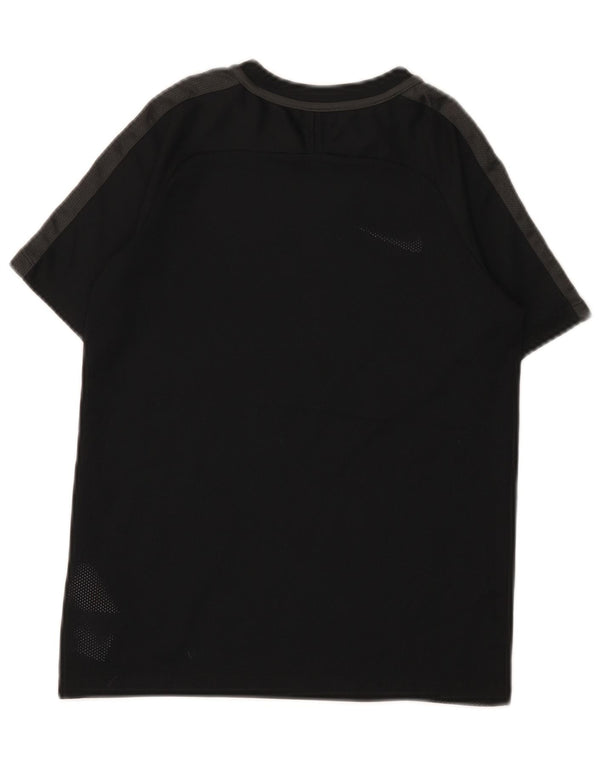 Tricou Nike Dri Fit pentru băieți Top 10-11 ani Mediu Negru Colorblock