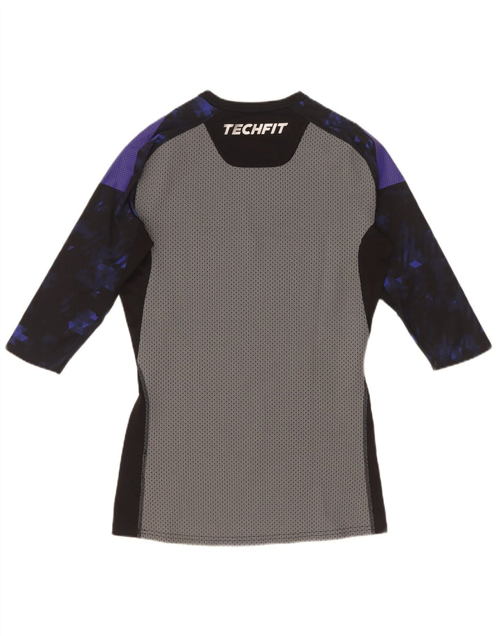 Adidas pentru bărbați Climacool Top cu mânecă 3/4 mare, negru, colorblock