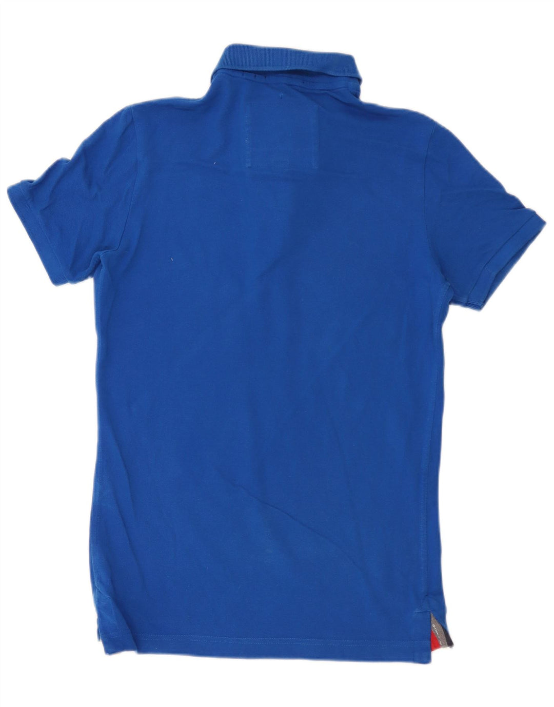 Tricou polo pentru bărbați Superdry, bumbac albastru mediu
