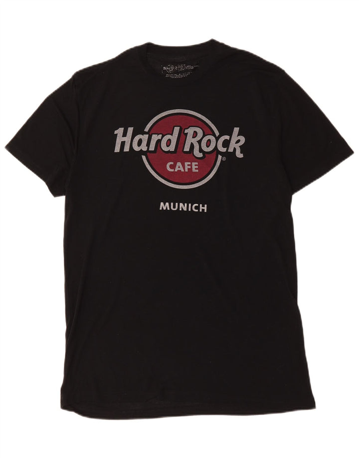 Hard Rock Cafe Munchen Tricou grafic Top Mediu Negru
