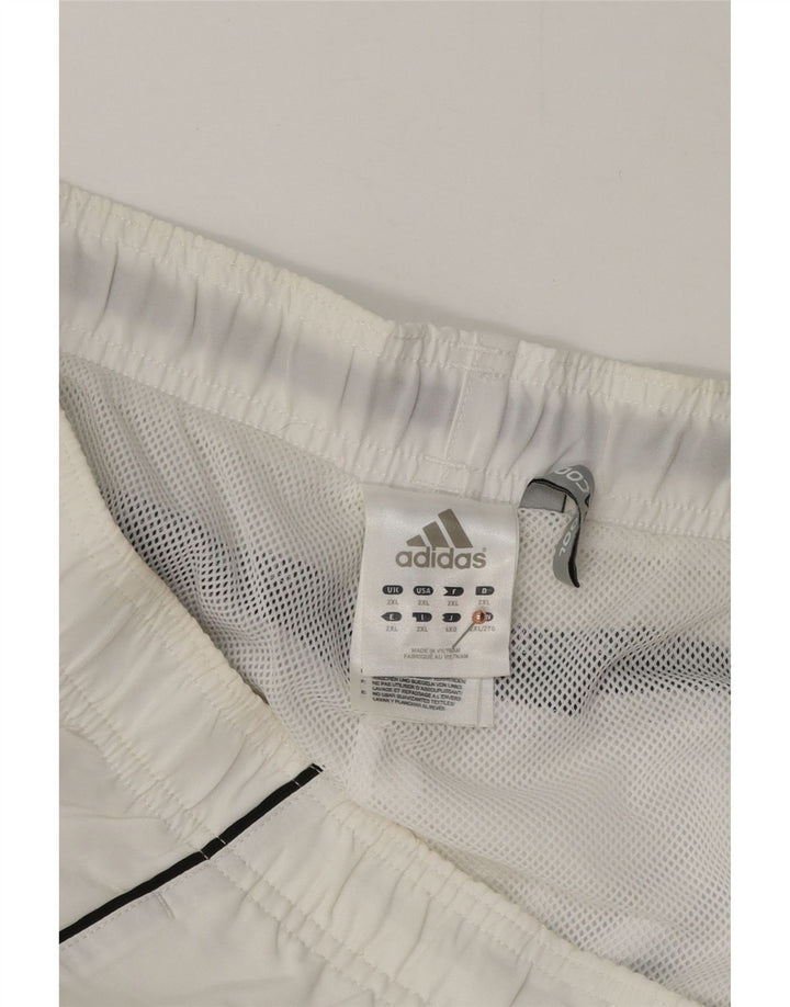Pantaloni scurți de înot pentru bărbați Adidas Climacool 2XL, poliester alb