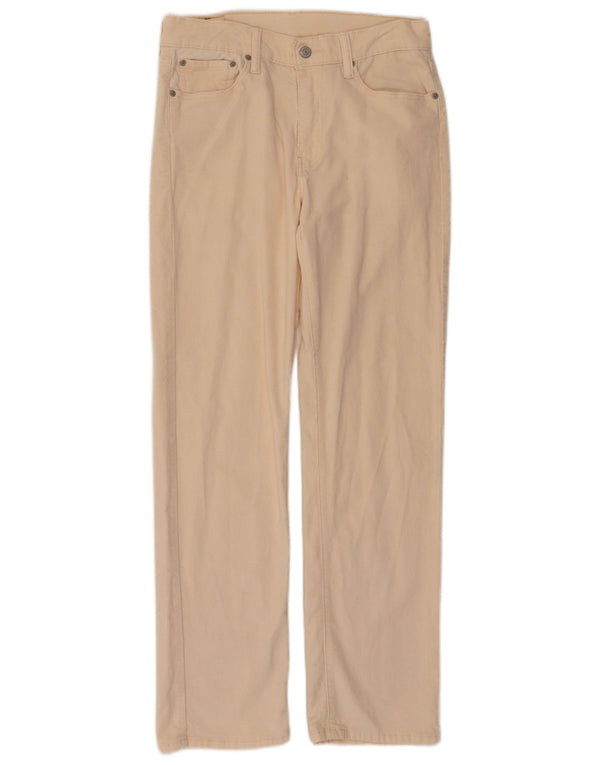 Pantaloni drepti din velur 751 Levi's pentru femei L32 L32 bumbac bej
