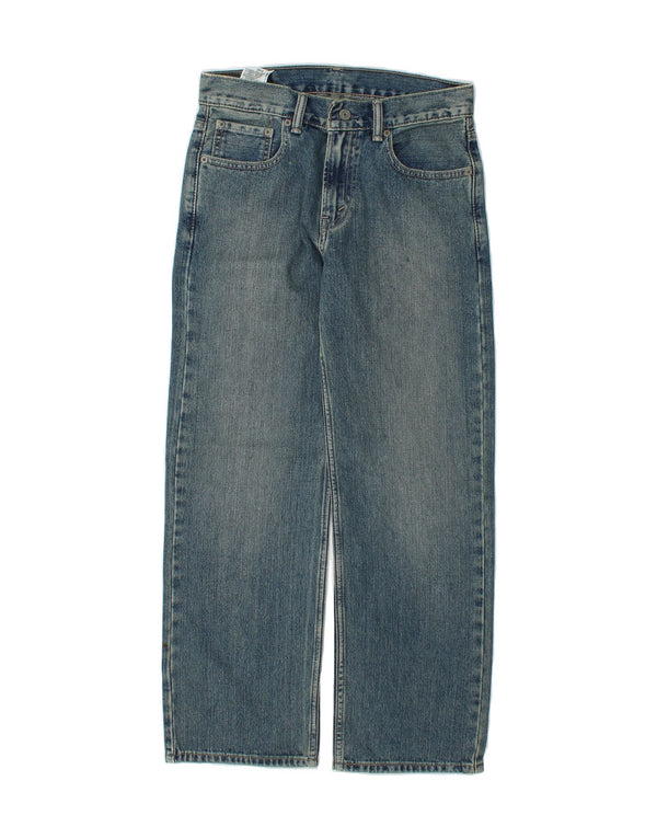 LEVI'S Boys 550 Relaxed Fit Straight Jeans 13-14 Years W27 L27 Blue Cotton