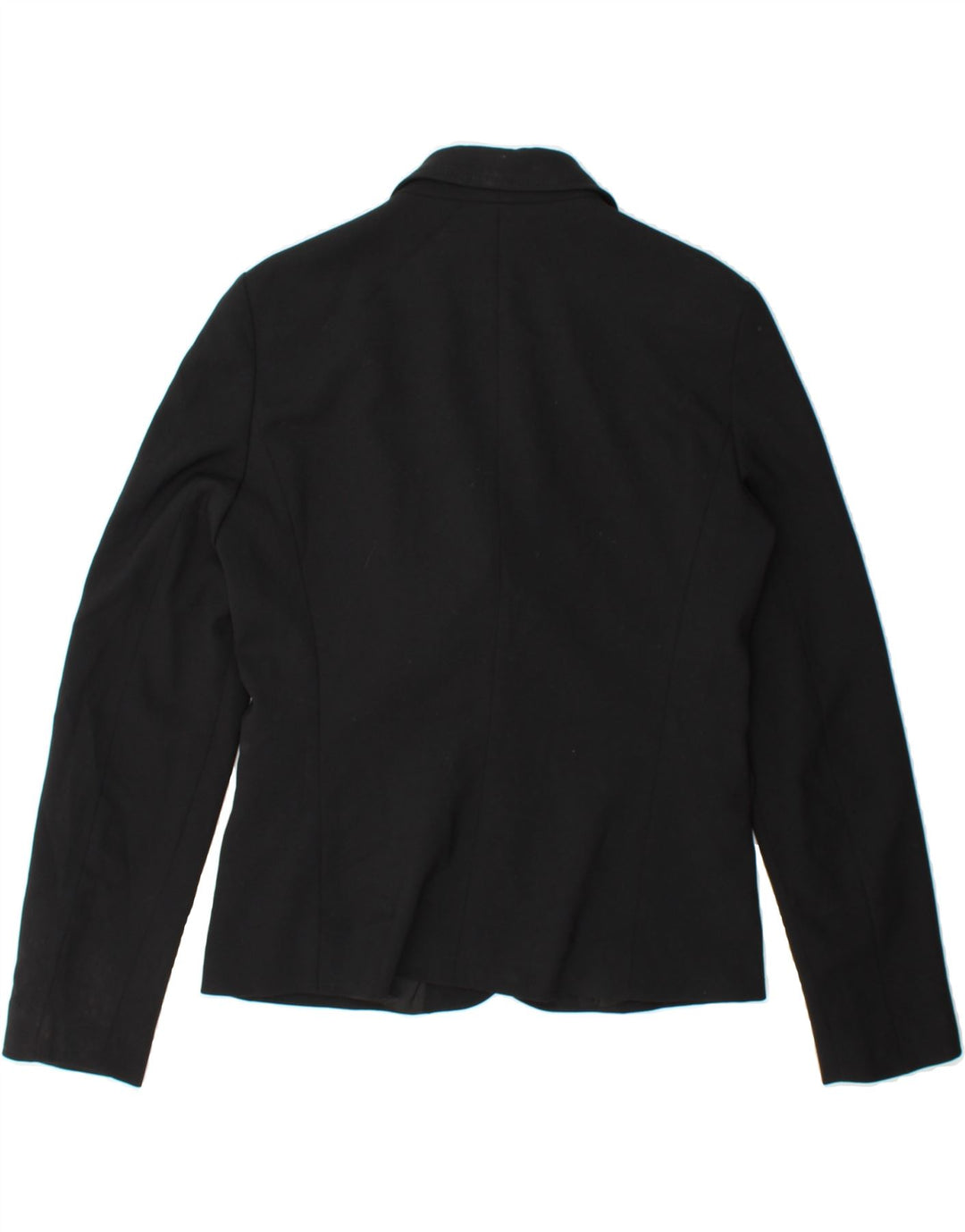 MOSCHINO Womens 3 Button Blazer Jacket UK 16 Large Black Polyester Vintage Moschino and Second-Hand Moschino from Messina Hembry 