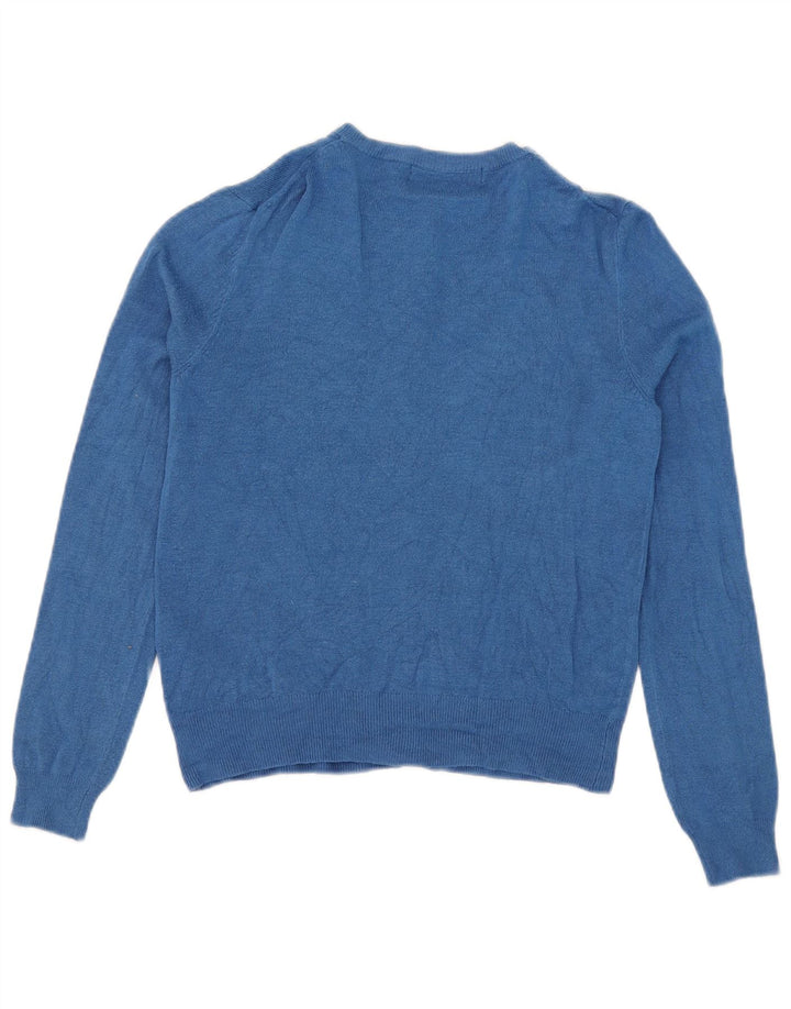 Pulover cardigan pentru femei Marks & Spencer UK 8 Small Blue Viscose