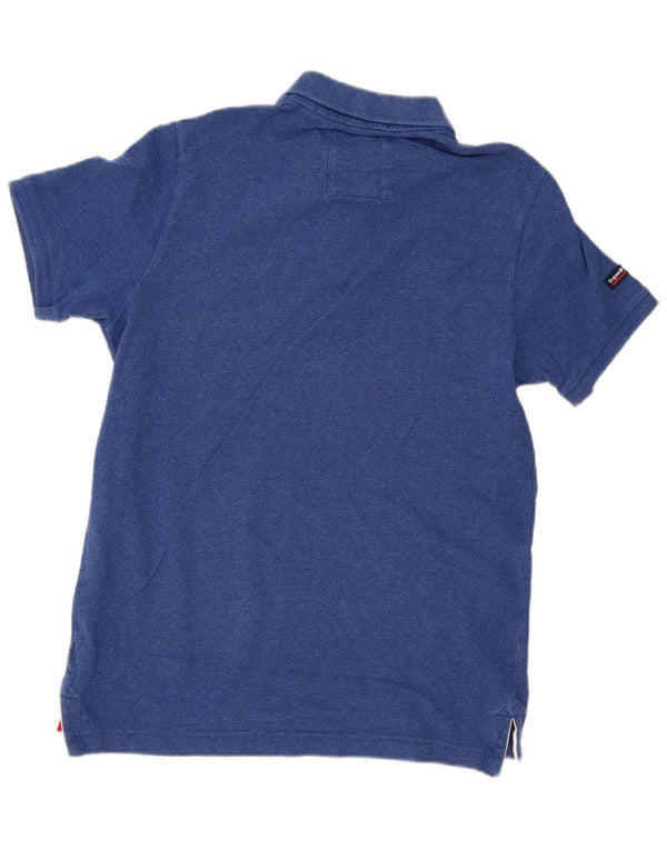 Tricou polo pentru bărbați Superdry XL, bumbac albastru