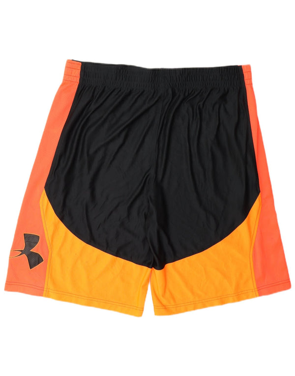 Pantaloni scurți de sport grafic Under Armour XL, negru, color block