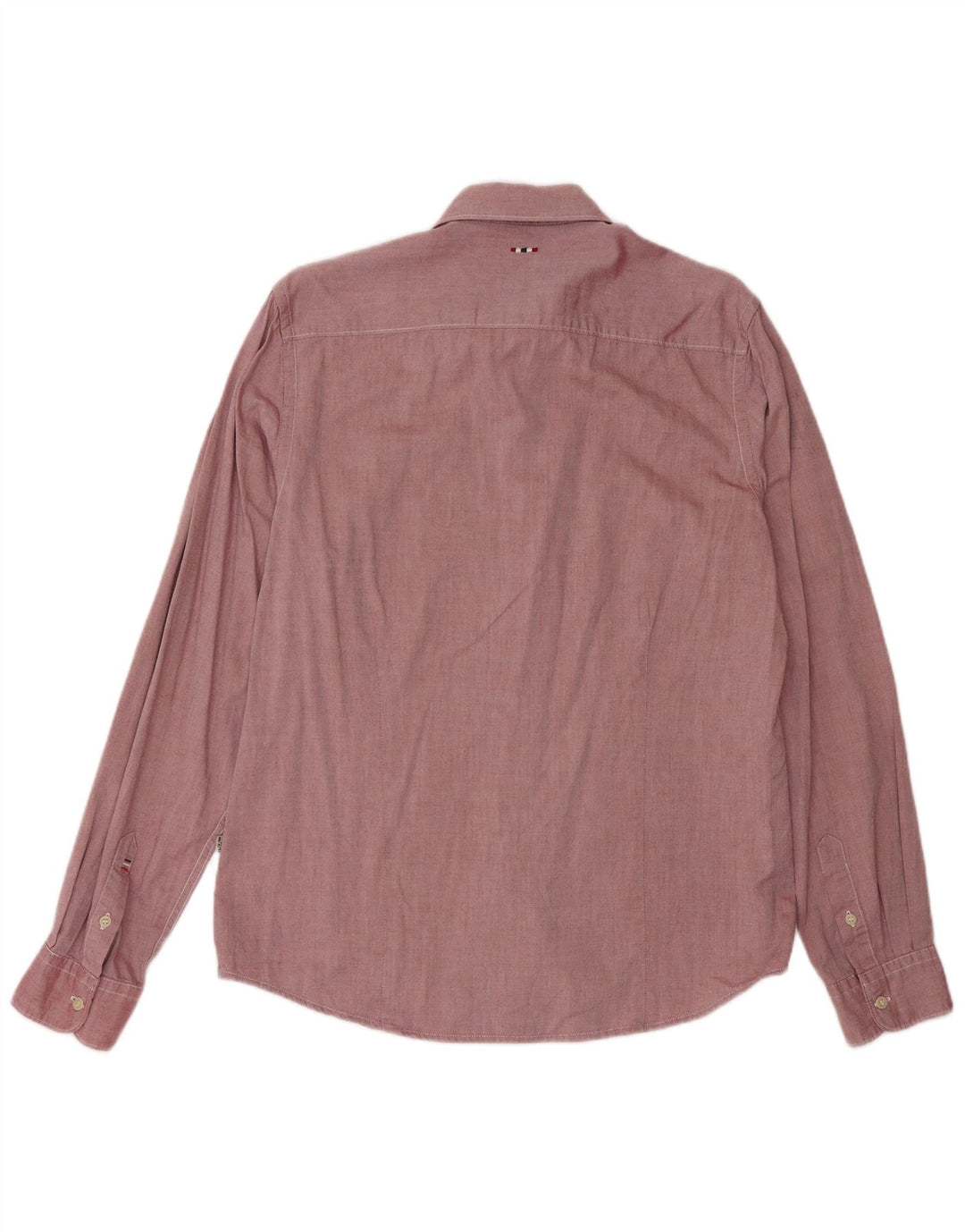 Cămașă Napapijri Slim Fit pentru bărbați, roz mare