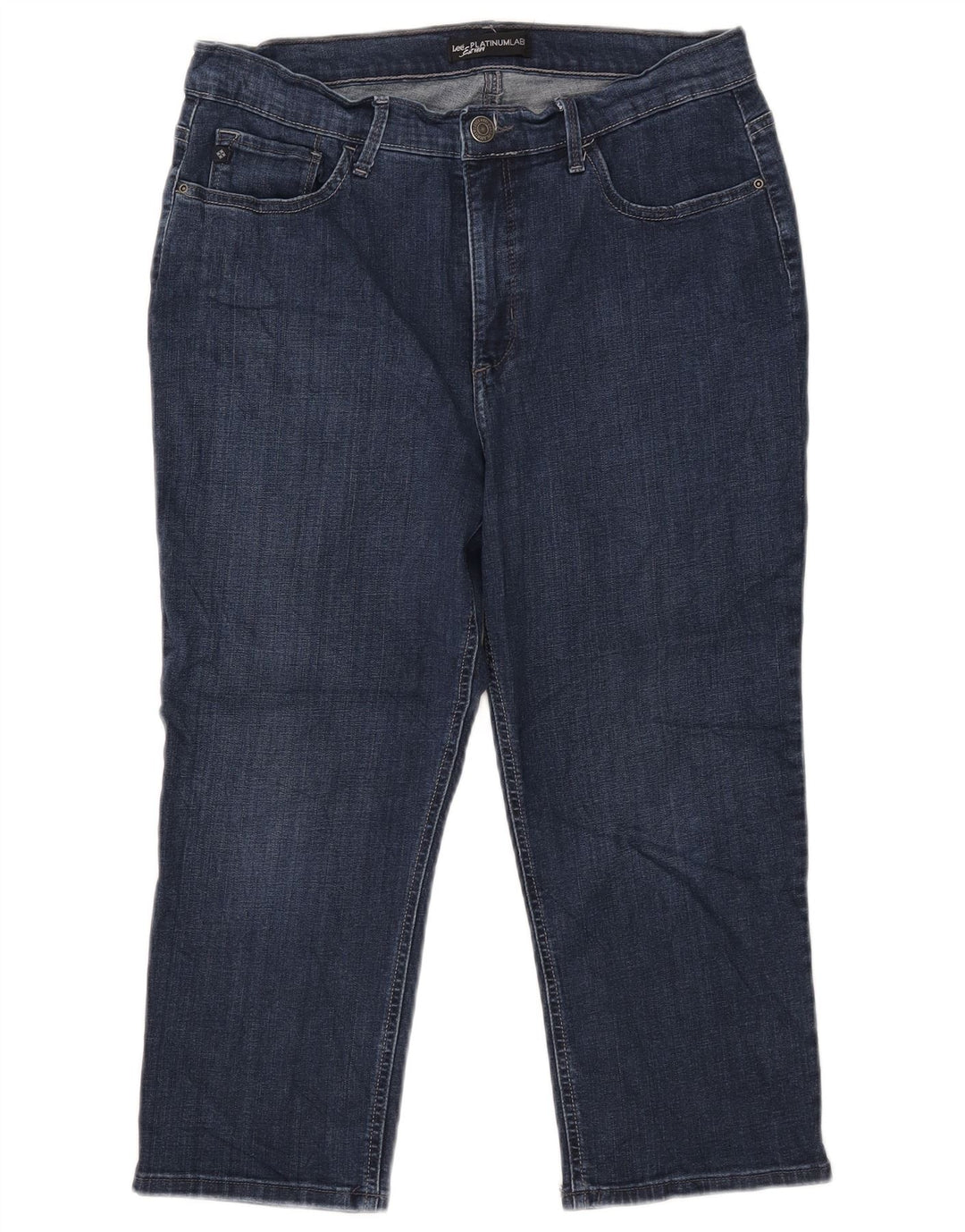 Blugi Capri LEE Platinum Label pentru femei W34 L21 bleumarin