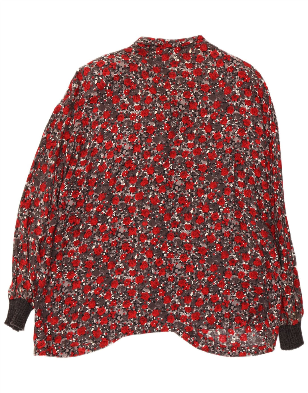 Bluză Premode pentru femei, cămașă cu cravată în față UK 18 XL, roșu, floral