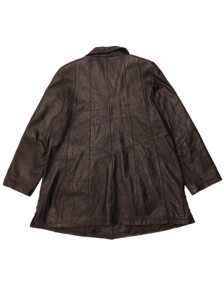 Palton de piele pentru femei BARISAL IT 44 Medium Negru