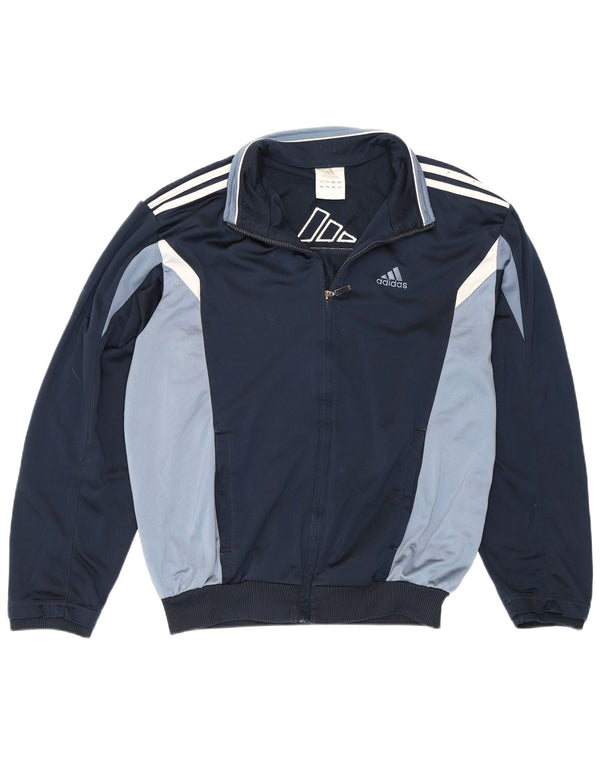 Jachetă de trening pentru bărbați Adidas Marea Britanie 36/38, albastru bleumarin, colorat