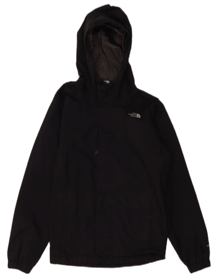 Jachetă de ploaie cu glugă The North Face pentru băieți, 11-12 ani, mare, poliester negru