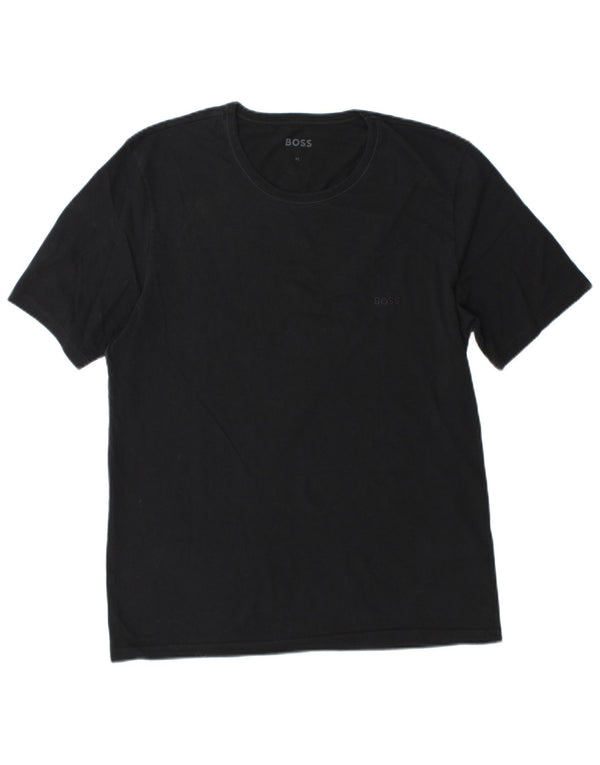 Tricou pentru bărbați Hugo Boss Top XL bumbac negru