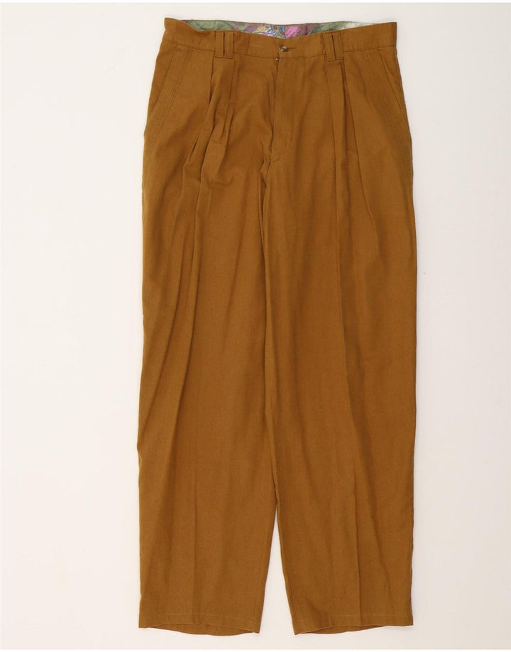 Pantaloni chino vintage pentru bărbați L34 L32 maro
