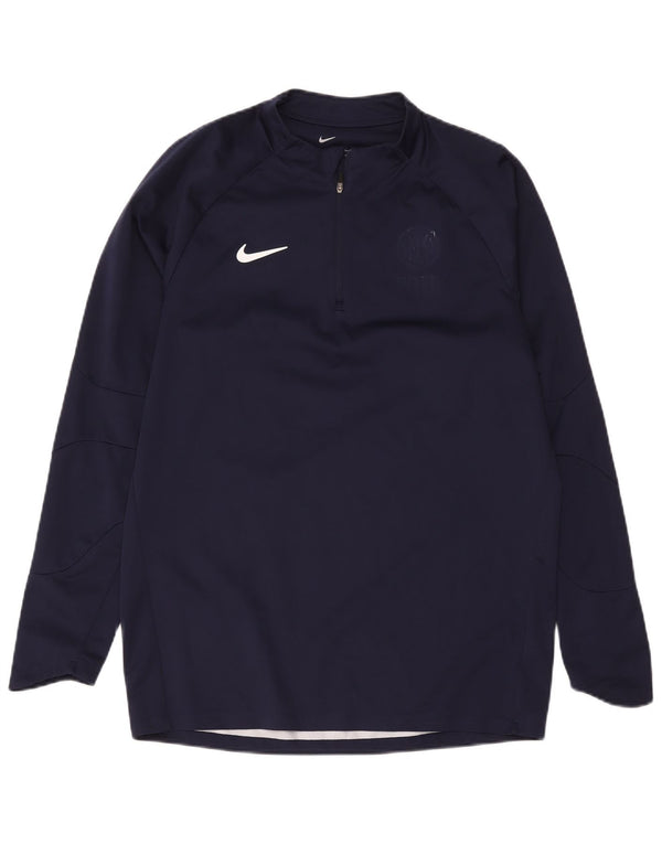 Trening pentru bărbați Inter Milan, cu pulover grafic Top, mare, bleumarin