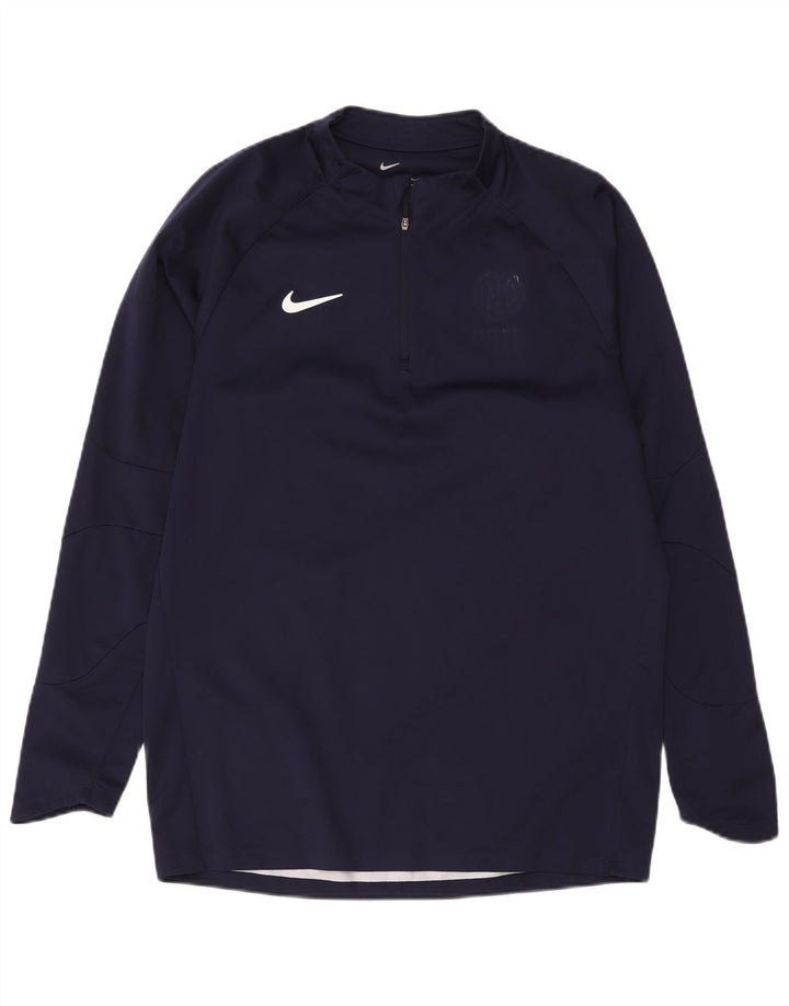 Trening pentru bărbați Inter Milan, cu pulover grafic Top, mare, bleumarin