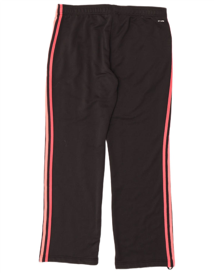Pantaloni de trening Adidas Climalite pentru femei Marea Britanie 16/18 Poliester negru mare