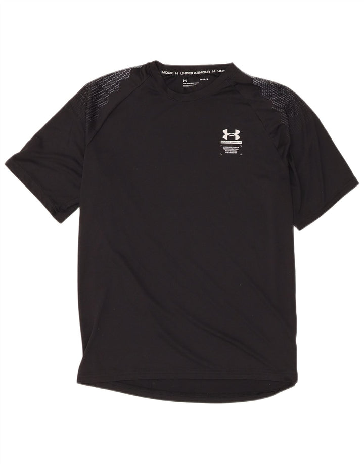 Tricou Under Armour pentru bărbați Top mare din poliester negru