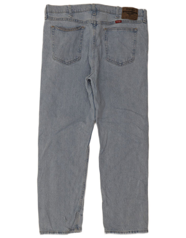 Blugi drepti pentru bărbați Wrangler W36 L29 Bumbac albastru