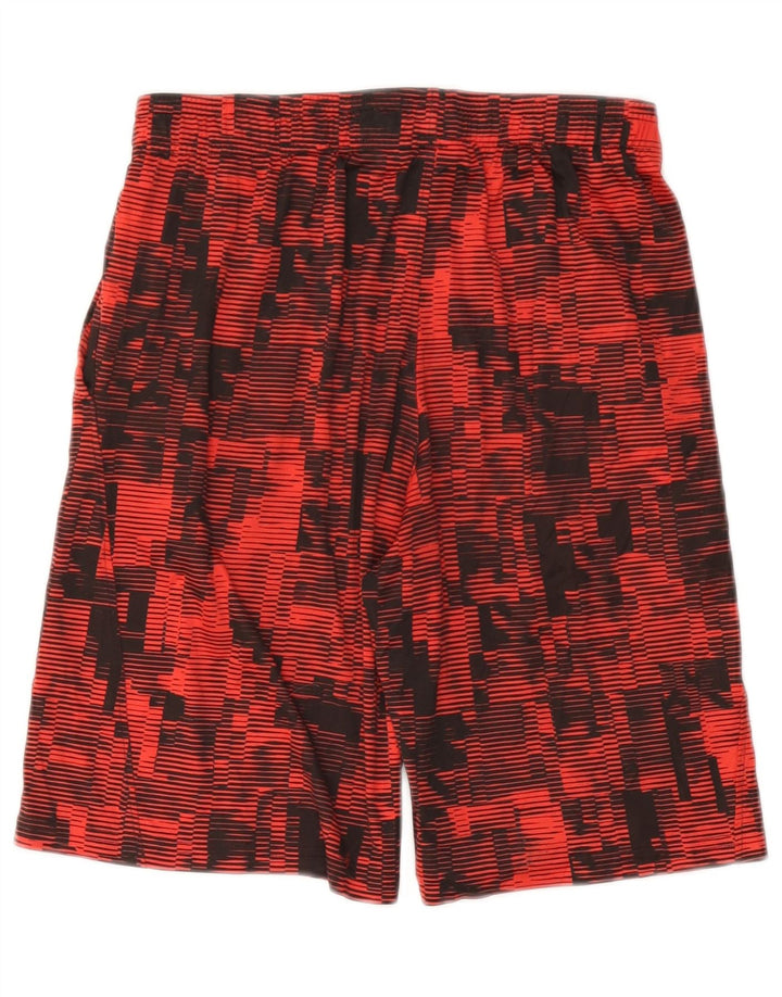Pantaloni scurți sport pentru băieți UNDER ARMOUR Heat Gear 13-14 ani XL roșu geometric