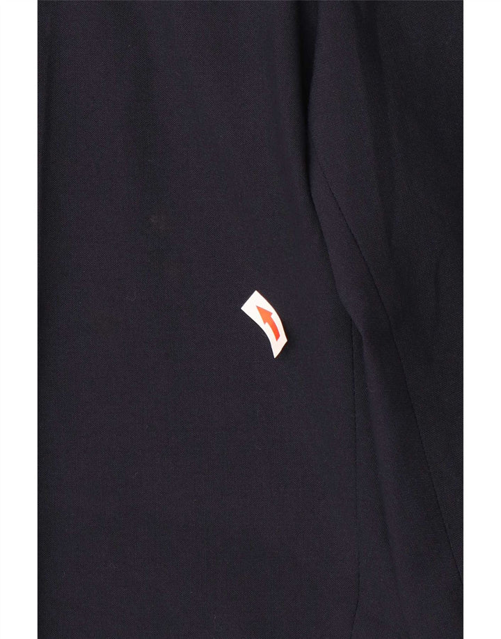 Pantaloni de costum conici pentru bărbați Marks & Spencer L40 L29 Poliester bleumarin
