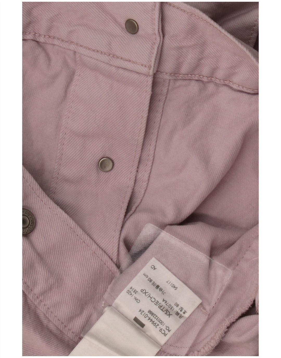 Jachetă de blugi pentru femei LEVI'S UK 6 XS violet din bumbac