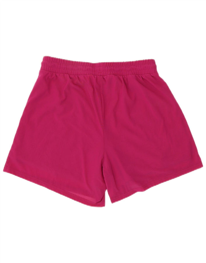 Pantaloni scurti sport Puma pentru femei UK 14 Medium Pink Nylon