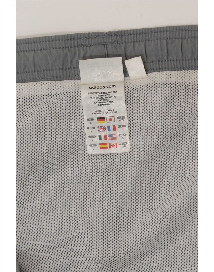Pantaloni scurți de înot Adidas pentru bărbați, mari, gri din poliamidă