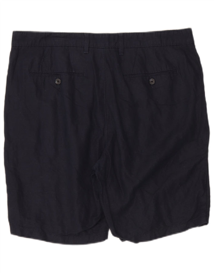Pantaloni scurți chino pentru bărbați Marks & Spencer W36, mari, bleumarin, in