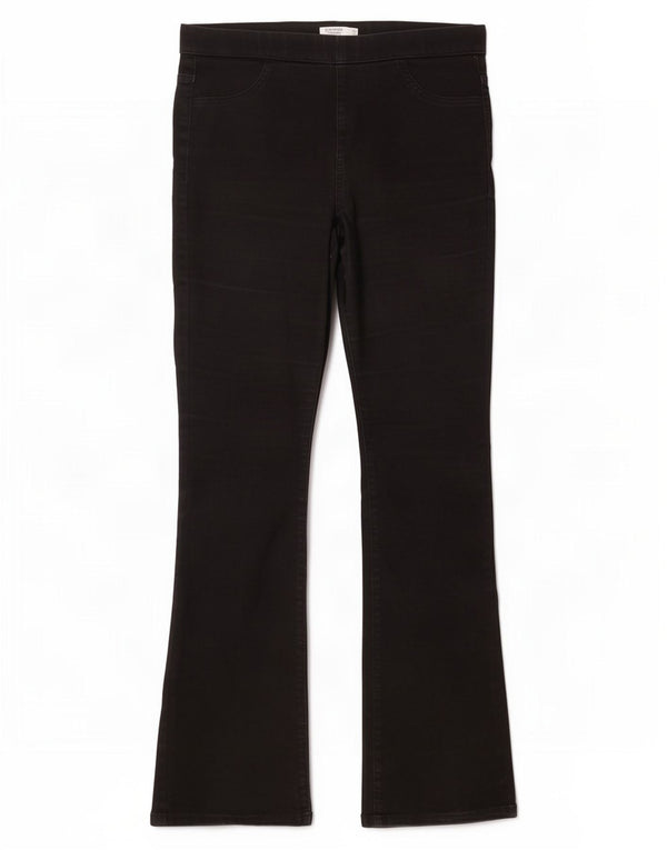 Marks & Spencer Pantaloni casual Bootcut pentru femei UK 14 Large W32 L31 Black