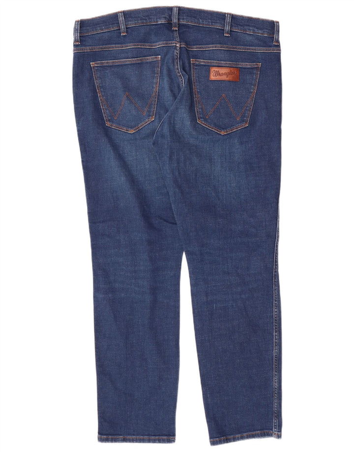 WRANGLER Blugi pentru bărbați Larston Slim Tapered W38 L32 Bumbac albastru