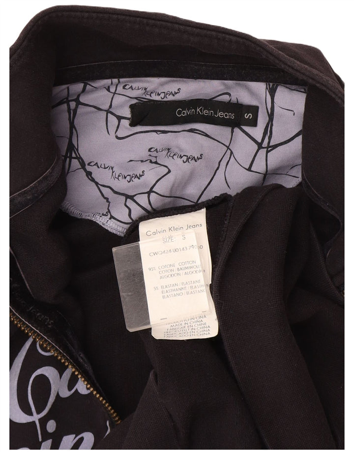 Jachetă de top pentru trening Calvin Klein Jeans pentru femei, UK 10, gri mic