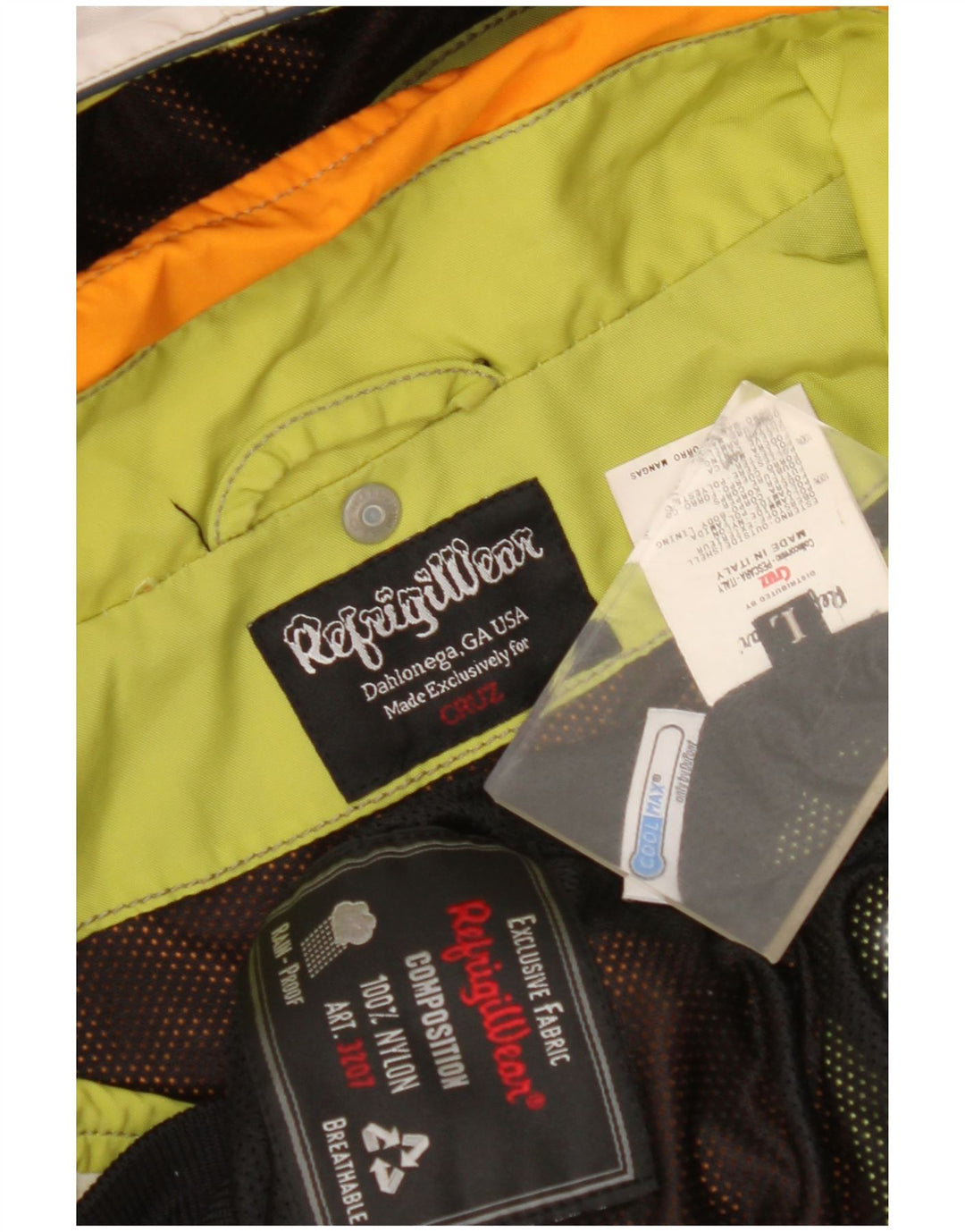 Jachetă Bomber Cruz pentru femei REFRIGWEAR UK 16 mare portocaliu Colorblock