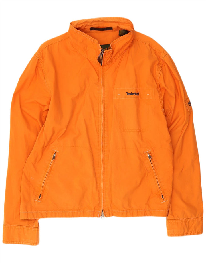 Jachetă Bomber pentru bărbați Timberland UK 40 mare bumbac portocaliu