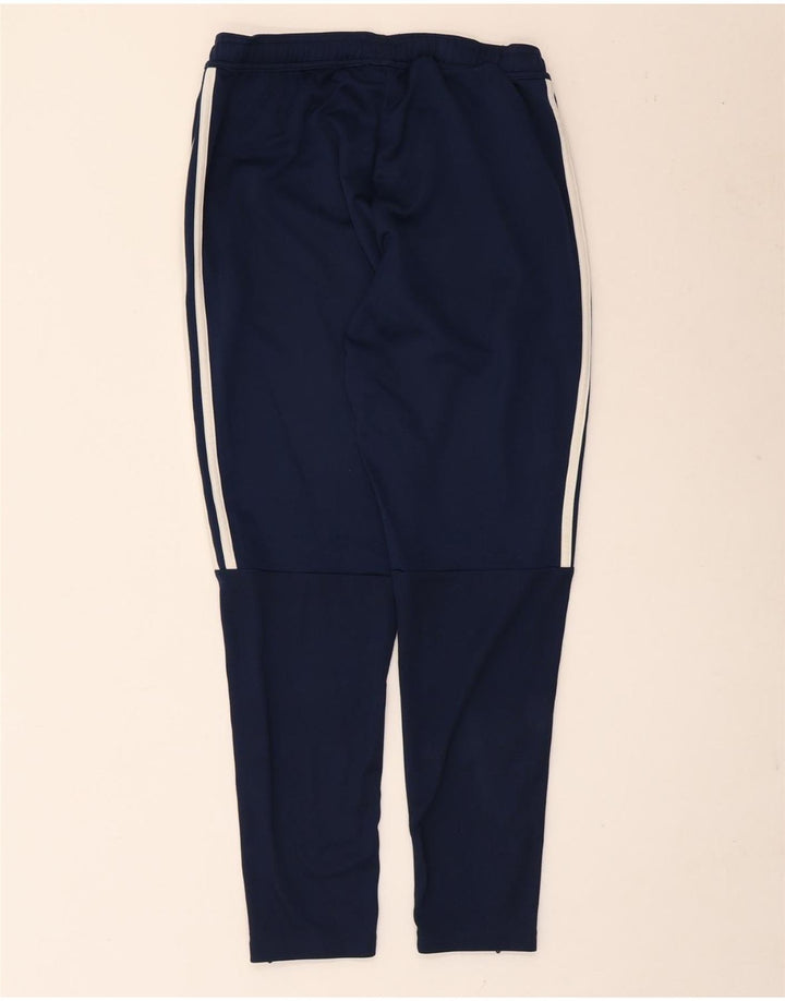 Pantaloni de trening Adidas pentru bărbați, poliester mediu albastru bleumarin