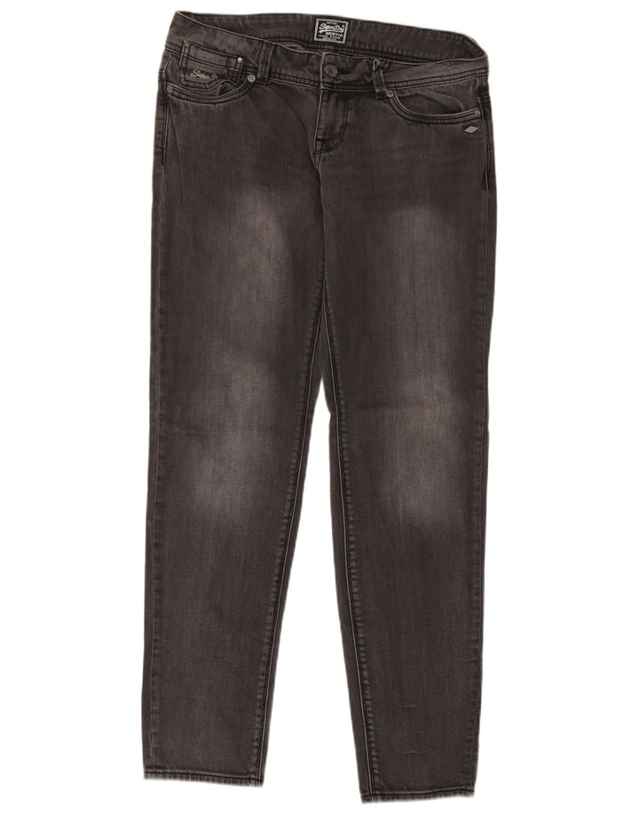 Blugi slim pentru femei Superdry W29 L32 bumbac gri