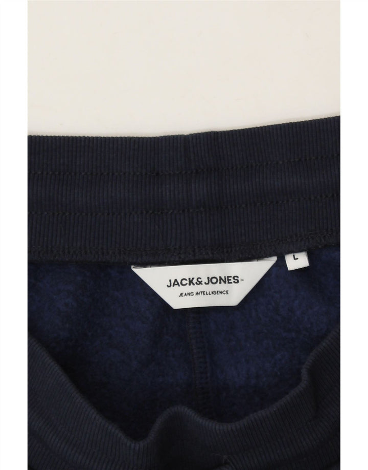 JACK & JONES Mens Sport Shorts Large Navy Blue Cotton Vintage Jack & Jones and Second-Hand Jack & Jones from Messina Hembry 