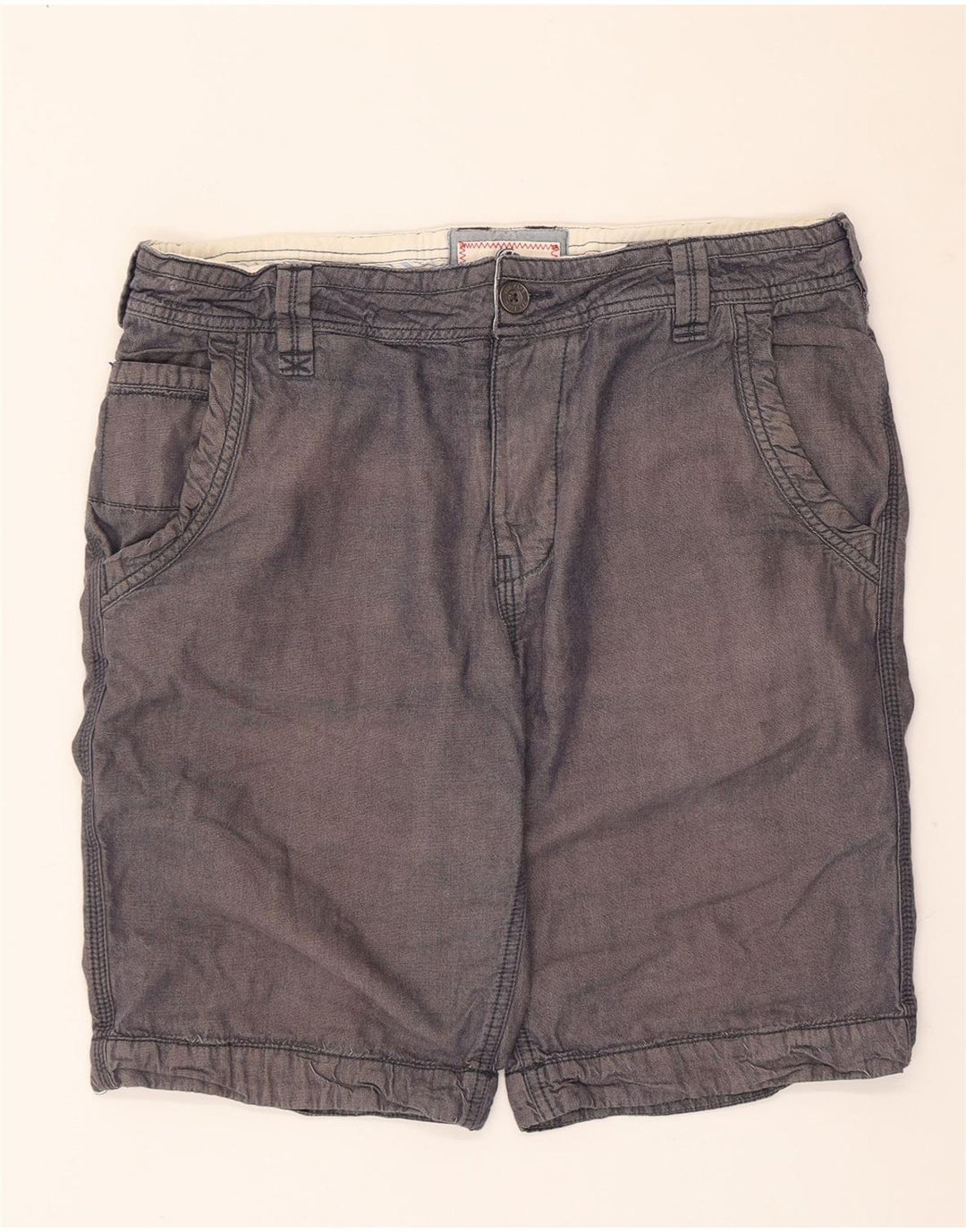Pantaloni scurți chino pentru bărbați Fat Face W34, bumbac gri mare