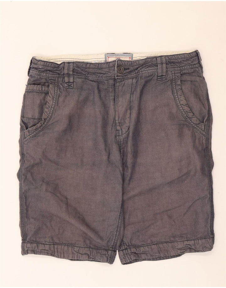 Pantaloni scurți chino pentru bărbați Fat Face W34, bumbac gri mare