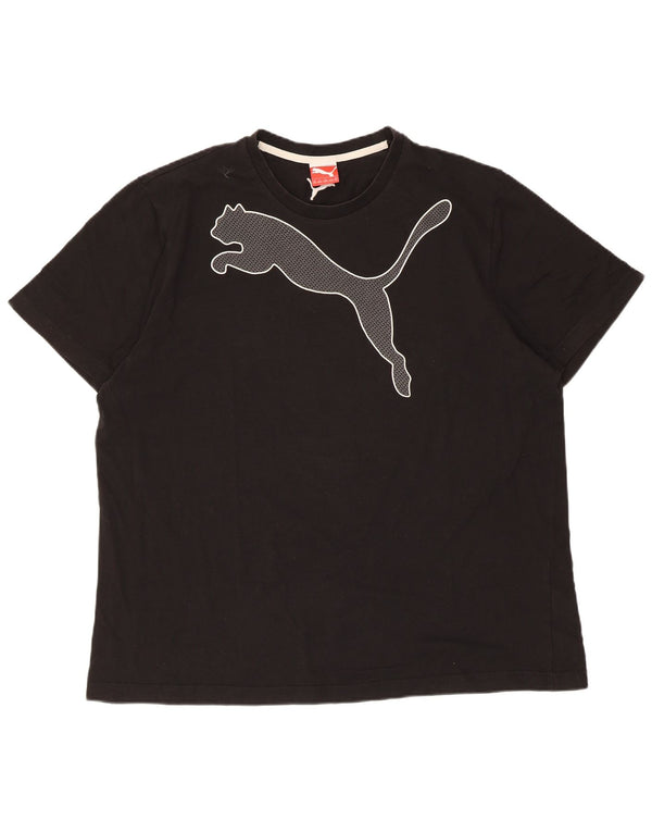 Tricou grafic Puma pentru bărbați Top 2XL bumbac negru