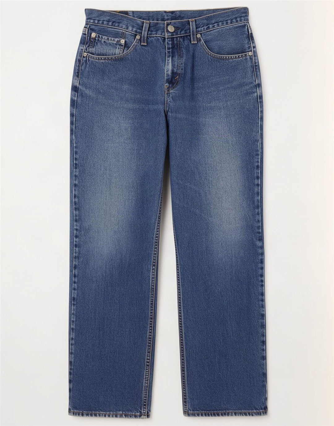 Blugi drepti pentru femei Levi's 751 W32 L30 Bumbac albastru